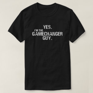 Ja, ik ben de GameChanger Guy Funny Baseball T-shirt