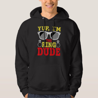 Ja, ik ben de Ring Man BACKPRINT Ringdrager Hoodie