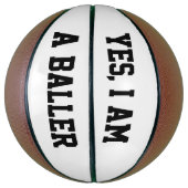 Ja, ik ben een bezoeker basketbal (Verticaal)