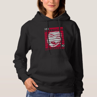 Ja, ik ben een feministe Nee, ik haat Mannen femin Hoodie