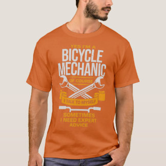 Ja Ik ben een fietsmechanisme T-shirt