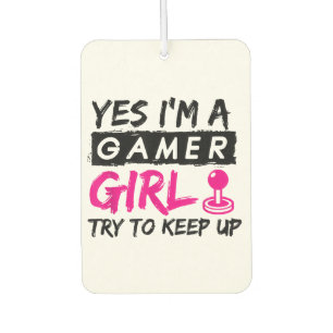 Ja ik ben een Gamer Girl Gaming Girl Luchtverfrisser