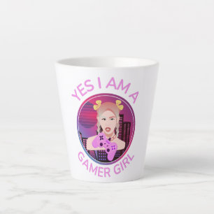 JA, IK BEN EEN GAMER MEISJE LATTE MOK