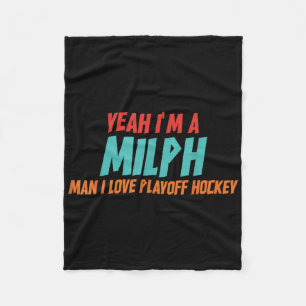 Ja, ik ben een Milph-man, ik hou van playoff-hocke Fleece Deken
