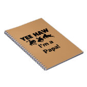 Ja, ik ben een Papa T-shirts en GIfts Notitieboek (Rechterzijde)