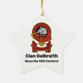 Ja. Ik ben een Scot Clan Galbraith Ornament (Achterkant)