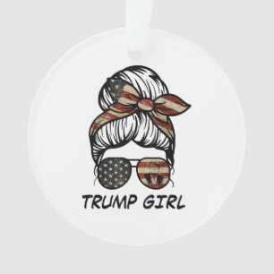 Ja, ik ben een Trump Girl die er overheen gaat - T Ornament