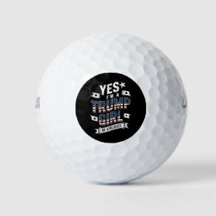 Ja, ik ben een Trump-meisje, geen excuses 2024 Ver Golfballen