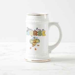 JA, ik ben een verpleegster T-shirts en cadeautjes Bierpul