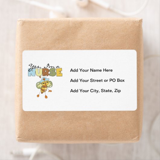 JA, ik ben een verpleegster T-shirts en cadeautjes Etiket (Insitu)