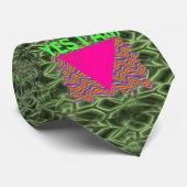 Ja, ik ben (groene Stropdas) Stropdas (Opgerold)