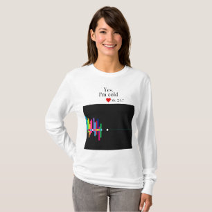 Ja, ik ben koud t-shirt