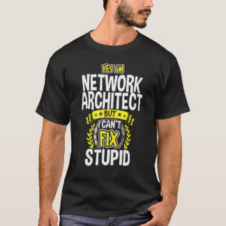 Ja, ik ben netwerkarchitect t-shirt