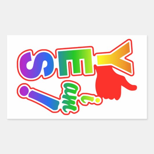 JA, IK BEN stickers (Voorkant)