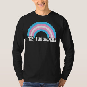 Ja, ik ben Trans Lgbt Lgbetq Pride Month T-shirt