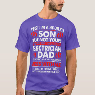 Ja ik ben verwend zoon elektricien vader trots ele t-shirt