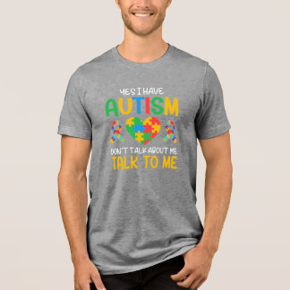 Ja, ik heb autisme T-shirt ontwerp