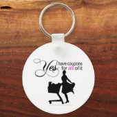 JA, ik heb coupons voor alles - Sleutelhanger (Voorkant)