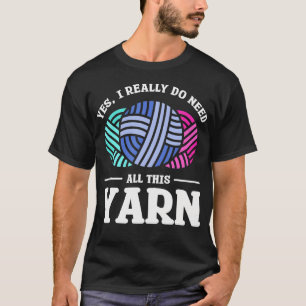 Ja, ik heb echt al die garen quilting naaiwerk nod t-shirt