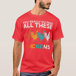 Ja, ik heb echt al die kippen nodig, grappig Boerd T-shirt