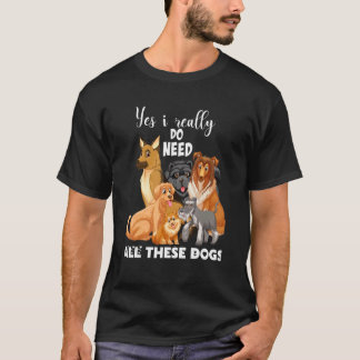 Ja, ik heb echt nood aan deze honden-redding t-shirt