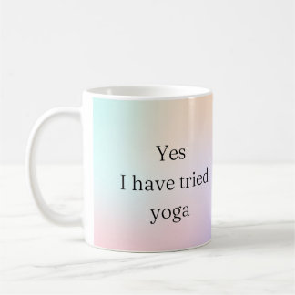 Ja, ik heb een yoga-invaliditeitsbewustzijn geprob koffiemok