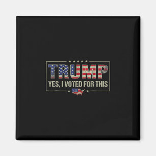 Ja, ik heb op deze Trump gestemd - Patriotitisch P Magneet
