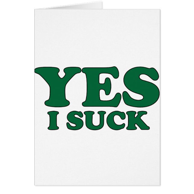 Ja, ik heb Suck (Voorkant)