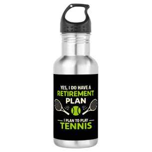 Ja, ik heb wel een pensioenplan Tennis Waterfles