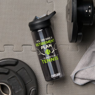 Ja, ik heb wel een pensioenplan Tennis Waterfles