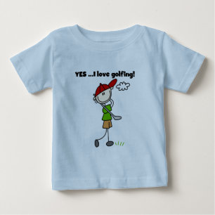 JA Ik hou van golf T-shirts en geschenken