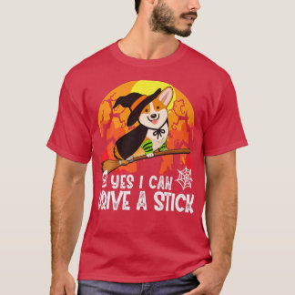 Ja Ik Kan Een Stuur Standaard Corgi Hond Heks Hall T-shirt
