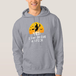 Ja ik kan rijden een stok T-shirt partij grappige