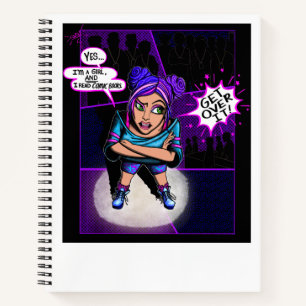 "Ja, ik lees stripboeken" leuke sketchbook Notitieboek