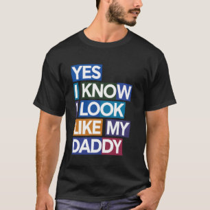 Ja Ik Lijk Op Mijn Vader Grappige Baby Kleren T-shirt