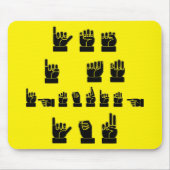 Ja, ik negeer je ASL #USAPatriotGraphics © Muismat (Voorkant)