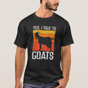Ja, ik praat met geit van Boerderij. T-shirt