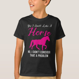 Ja, ik ruik als een paard dat funny Horses uitruik T-shirt