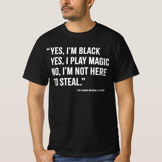 Ja, ik speel Magic. T-shirt (Voorkant)