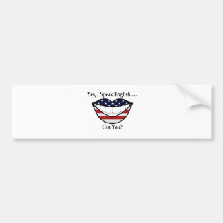 Ja, ik spreek Engels... Kan je? Bumpersticker