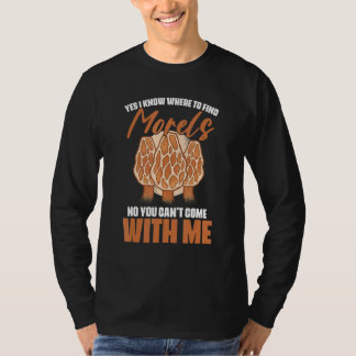 Ja Ik Weet Waar De Morels Foerageren Paddenstoelen T-shirt