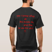 Ja, ik weet wat alle Knobs doen, a... T-shirt (Achterkant)