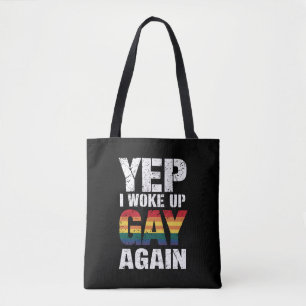 Ja, ik werd weer homoseksueel wakker Pride Regenbo Draagtas