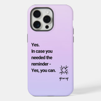 Ja in hoesje had je de reminder nodig ja dat kan iPhone 15 pro max hoesje