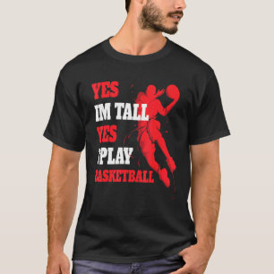 Ja Ja Ja Ik speel Basketball Player Bball 3 T-shirt
