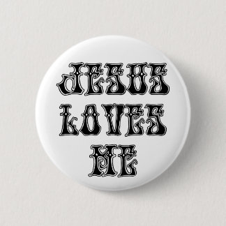 Ja! Jezus houdt van me! Ronde Button 5,7 Cm