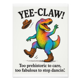 Ja, klauw! foto afdruk