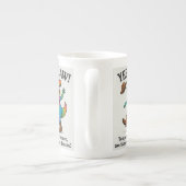 Ja, klauw! porselein kop (Achterkant)