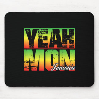 Ja Ma Retro Jamaica Vlag Jamaicaanse Souvenir Fun Muismat