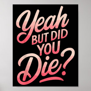 Ja Maar Ben Je Dood_ Gym Fitness Motivatie Poster